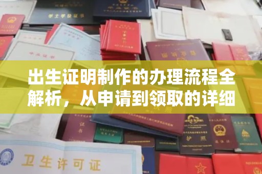 巴楚出生证明制作的办理流程全解析，从申请到领取的详细指南