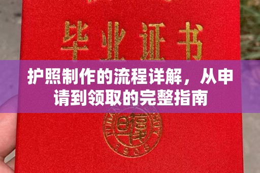 和政护照制作的流程详解，从申请到领取的完整指南